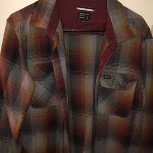 RVCA flannel button down